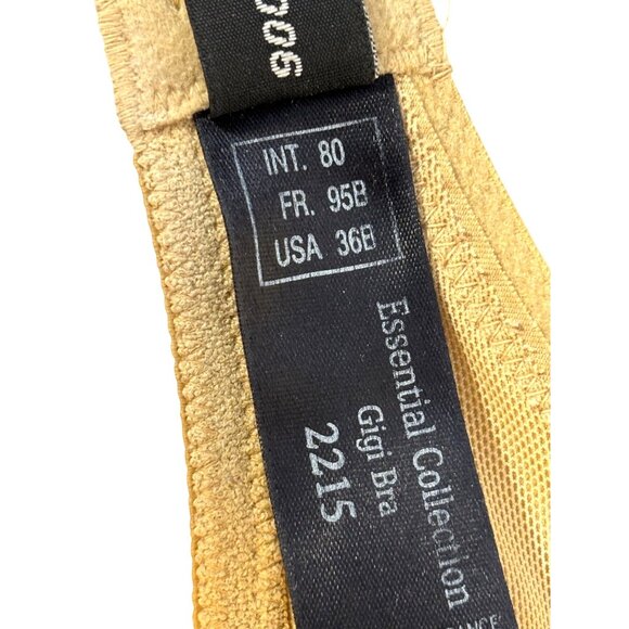 Le Mystere 36B Gigi Bra Beige Full Coverage Pushup Underwire Smooth T-Shirt Bra - Picture 5 of 7